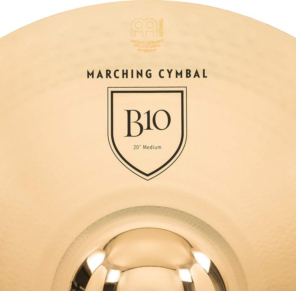 Meinl 50.8 cm B10 bronce tamaño mediano par Cymblas marchas