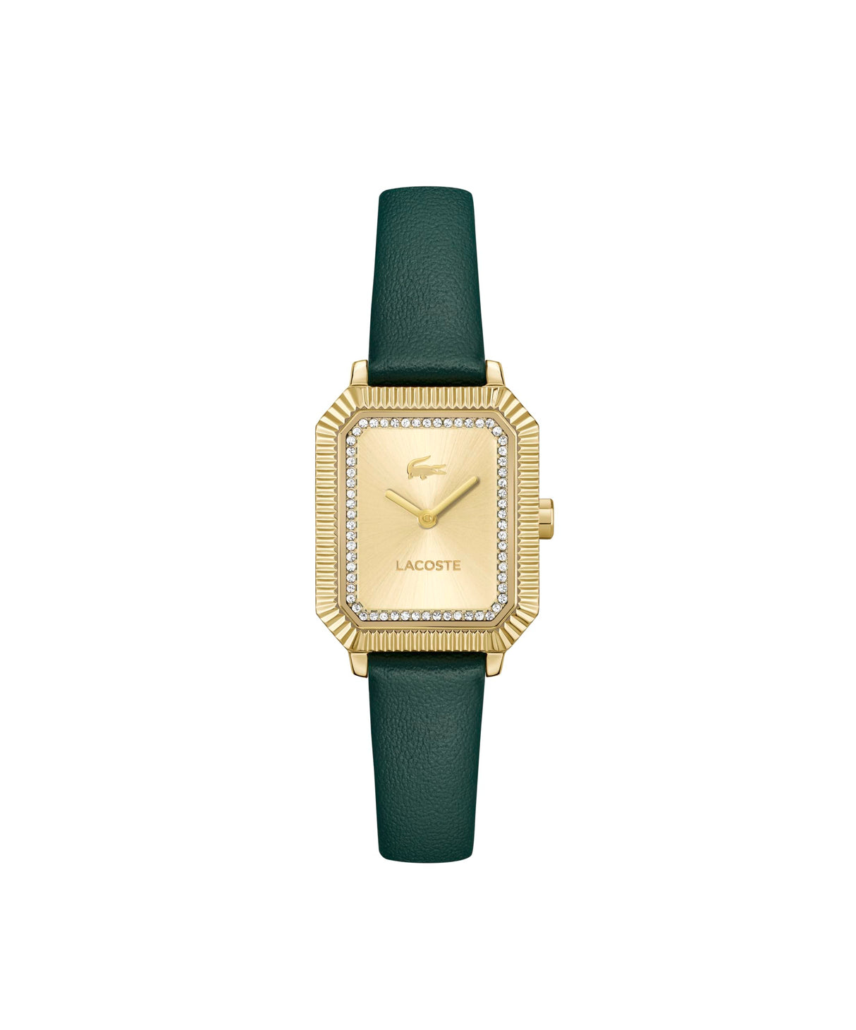 Lacoste Reloj De Movimiento De Cuarzo De Dos Manecillas para Mujer Colección Parisienne con Correa de Cuero Verde - 2001442