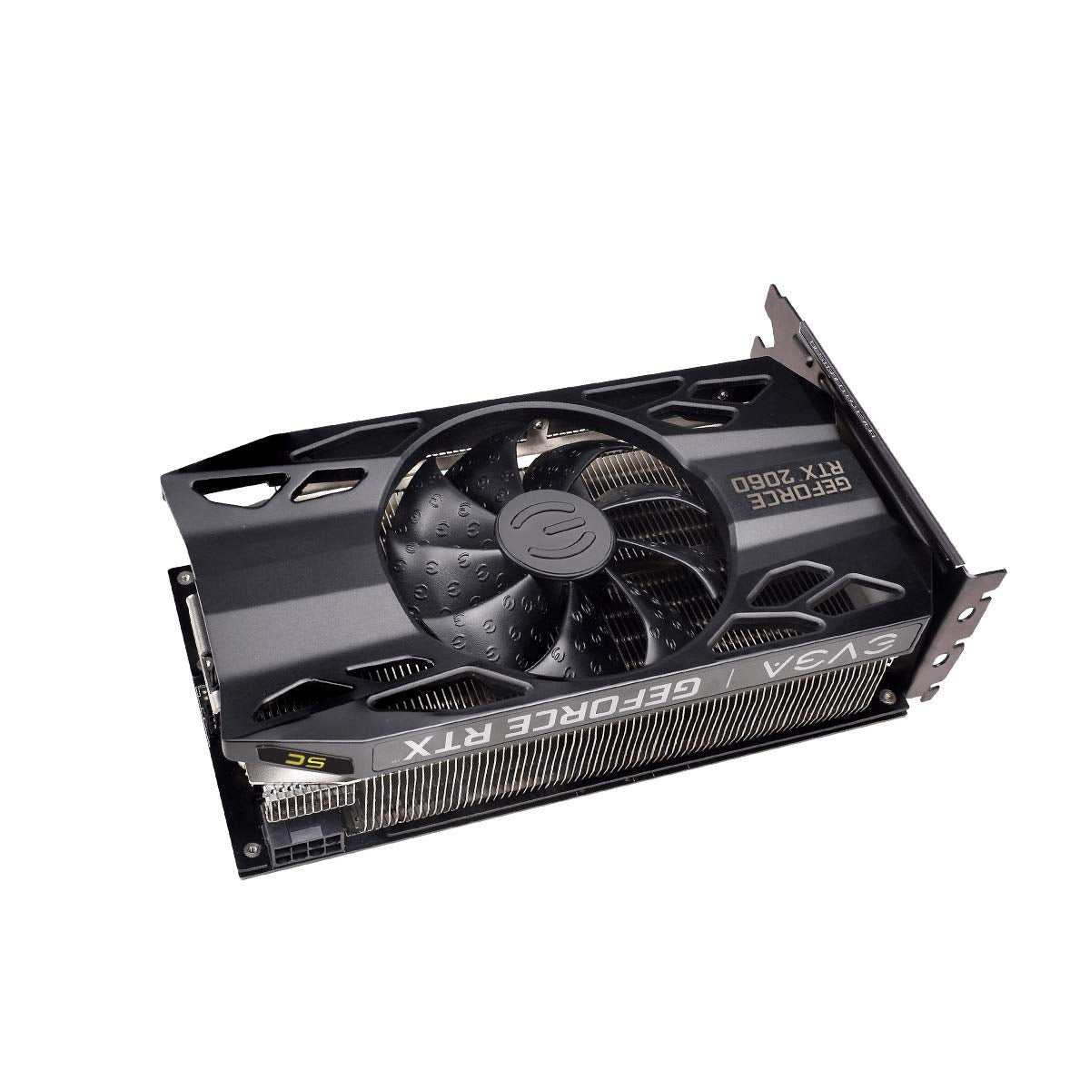 EVGA GeForce RTX 2060 SC, OVERCLOCKED, 2.75 Slot Extreme Cool, 70C Gaming, 06G-P4-2062-KR, 6GB GDDR6, Color Negro