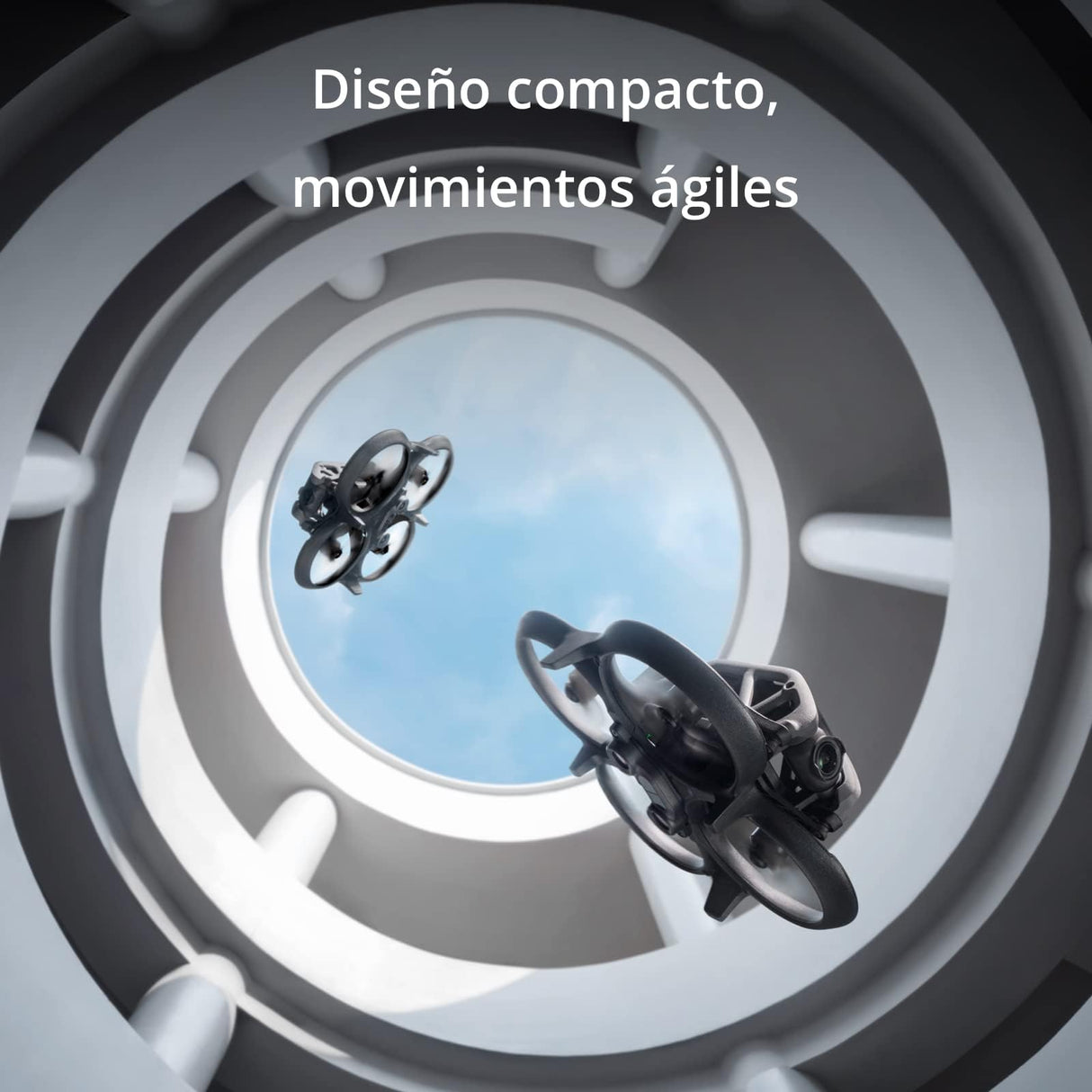 DJI Avata Pro-View Combo: dron cuadricóptero no tripulado con vídeo 4K estabilizado, campo de visión de 155°, con mando a distancia, Negro.