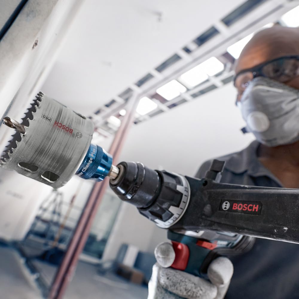 Bosch Juego de 14 sierras perforadoras Pro Multi Material Power Change Plus, estuche transparente para madera blanda, paneles de yeso, diámetro de 20 a 76mm, accesorio profesional, Versión actual