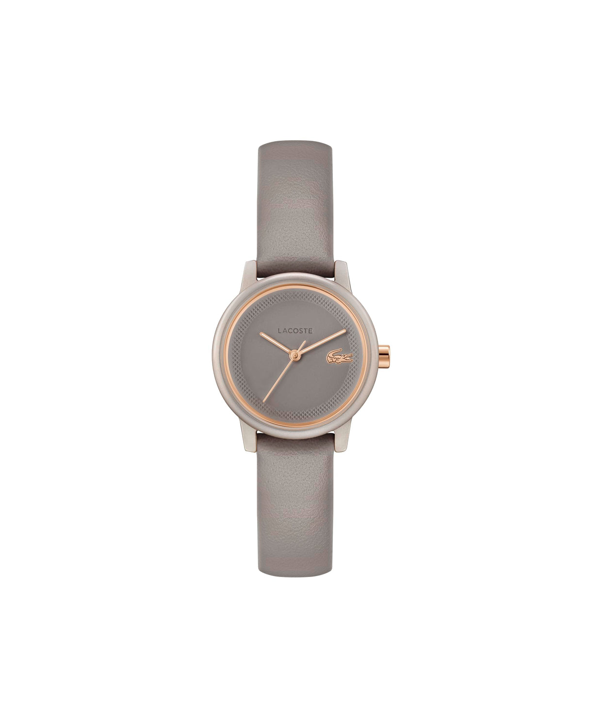 Lacoste Reloj con Movimiento de Cuarzo de Tres Manecillas para Mujer Colección LACOSTE.12.12 Swift con Correa de Cuero Color Topo - 2001438