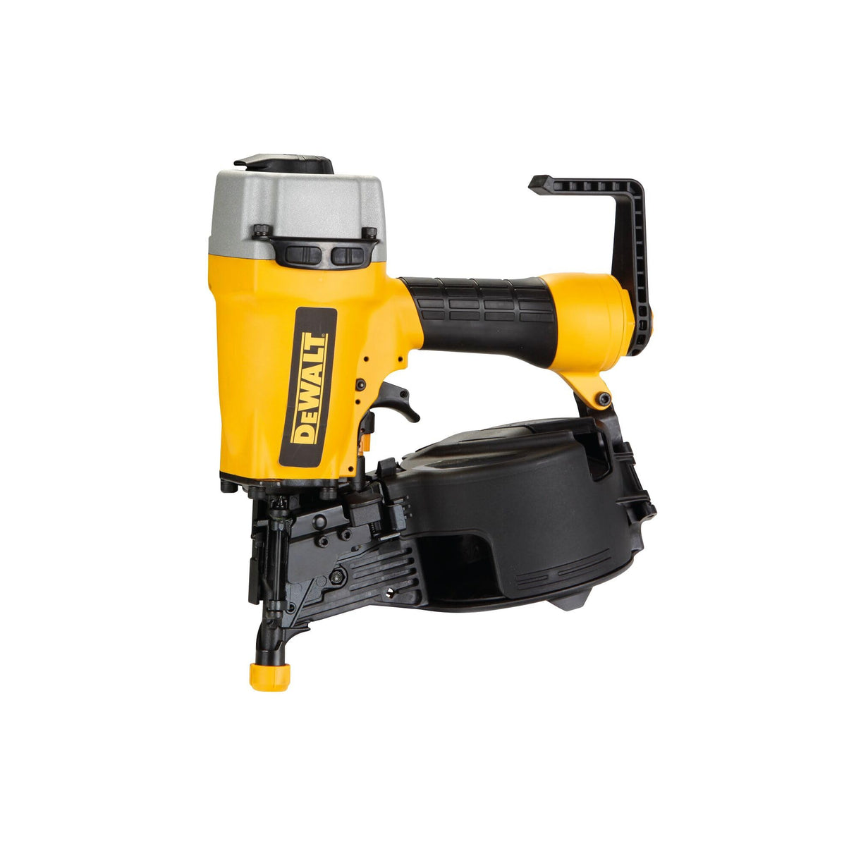 DEWALT DPN64C-XJ - Clavadora Neumática , 32-64 mm, 5.1-8.9 bar, Cargador de 50 Clavos, Ajuste de Profundidad sin Herramientas, Modo Secuencial y Ráfaga, Incluye Maletín de Transporte