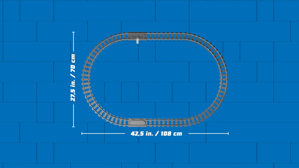 LEGO City Tren Expreso Polar Ártico de los Exploradores - Tren de Juguete Teledirigido - Quitanieves, 22 Tramos de Vías, 6 Minifiguras y Caída de Rocas - Regalo para Niños y Niñas de 7+ Años 60470