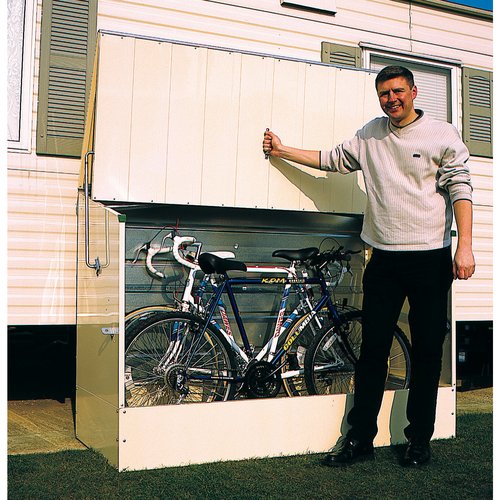 tepro - Caja para Bicicleta, Color Beige