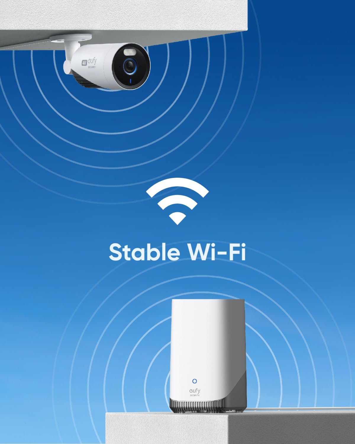 eufy Security eufyCam E330 (Profesional) con 4 cámaras, Seguridad 4K, grabación Continua, enchufable, NVR con Wi-Fi, Disco Duro de 1 TB, 10 Canales, Almacenamiento Local, sin cuota mensual