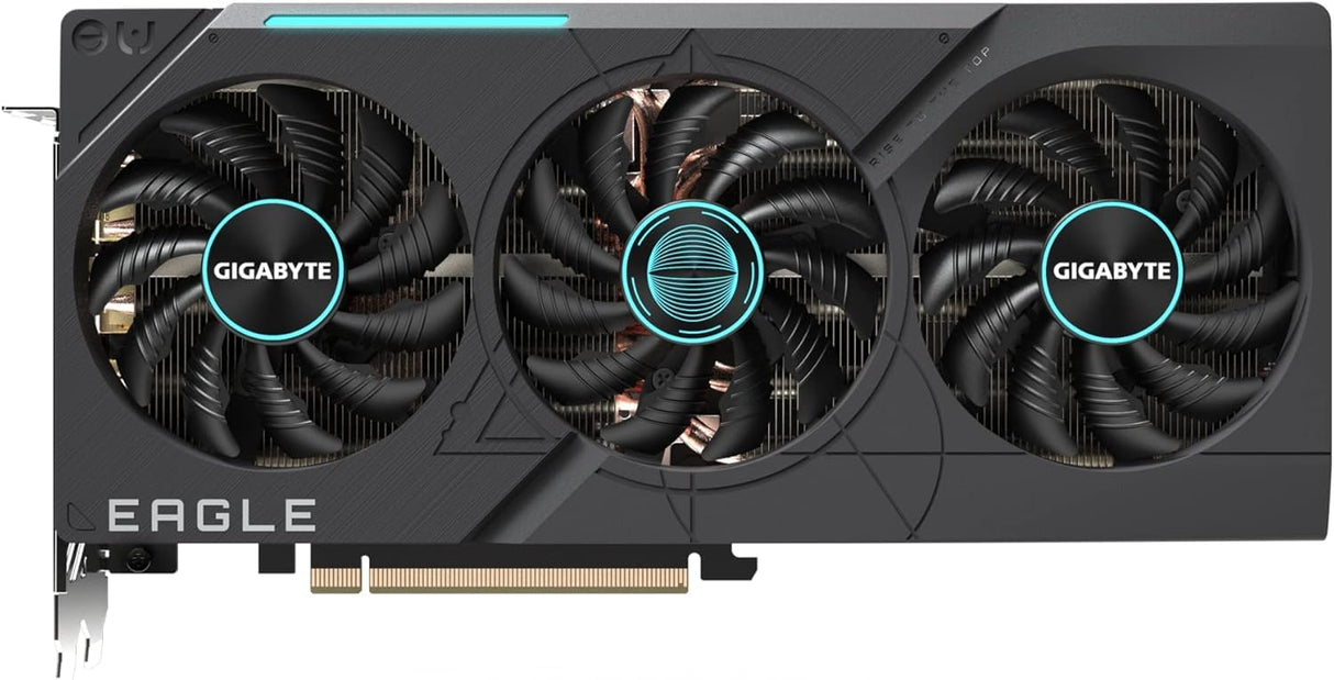 GIGABYTE GeForce RTX 4070 TI EAGLE OC 12GB DDRX6 21Gbps 192bit, PCI-E 4.0, 3 x DisplayPort 1.4, HDMI 2.1a, NVIDIA DLSS 3, Supports 4K, Ada Lovelace Arch, GV-N407TEAGLE OC-12GD V2