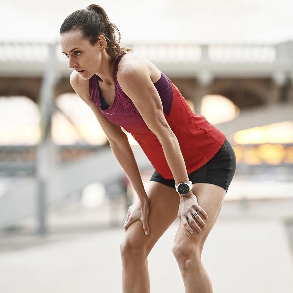 Polar Vantage V-Reloj Premium con GPS y Frecuencia Cardíaca, Multideporte y Perfil de Triatlón, Potencia de Running, Batería Ultra Larga, Resistente al Agua, M/L, Blanco