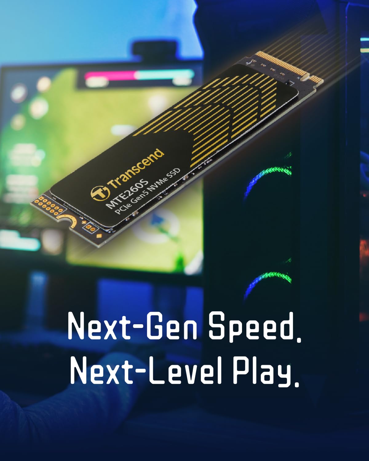 Transcend NVMe PCIe Gen5 x4 MTE260SM.2 SSD Solid State Drive TS2TMTE260S