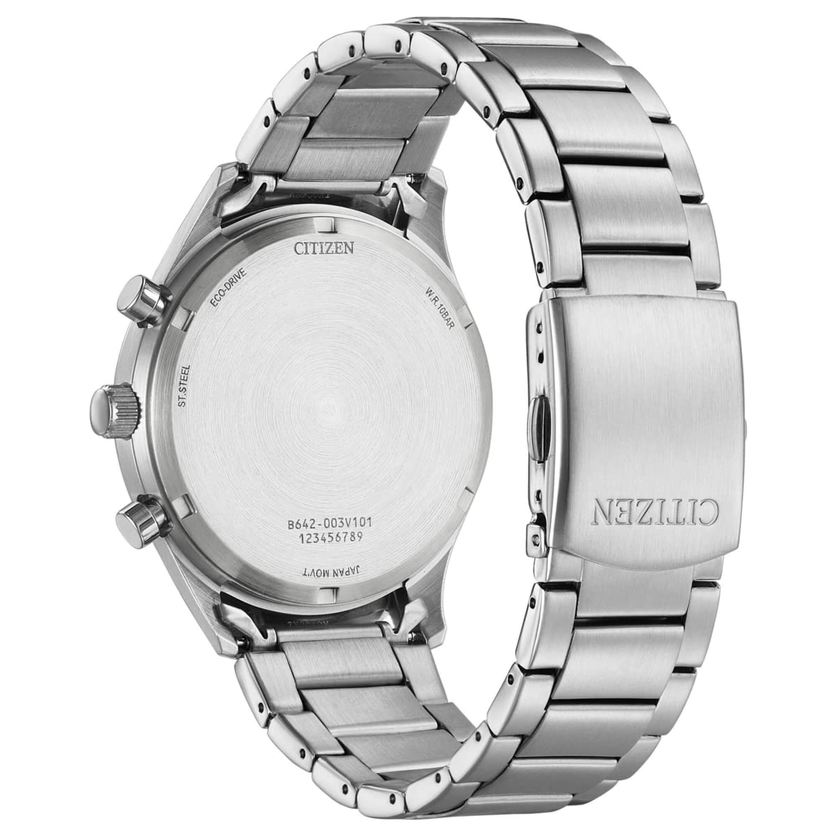 Citizen Reloj Cronógrafo para Hombres de Energía Solar con Correa en Acero Inoxidable CA7028-81E