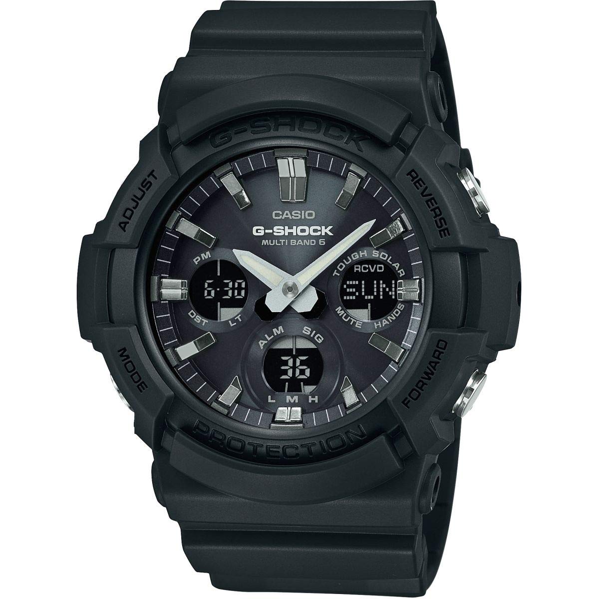 Casio Reloj Analogico-Digital para Hombre de Cuarzo con Correa en Resina GAW-100B-1AER