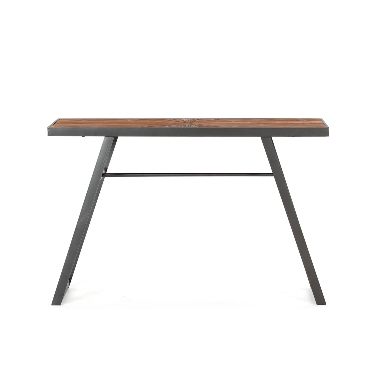 CONSOLA 120X35X77 MADERA/METAL NEGRO