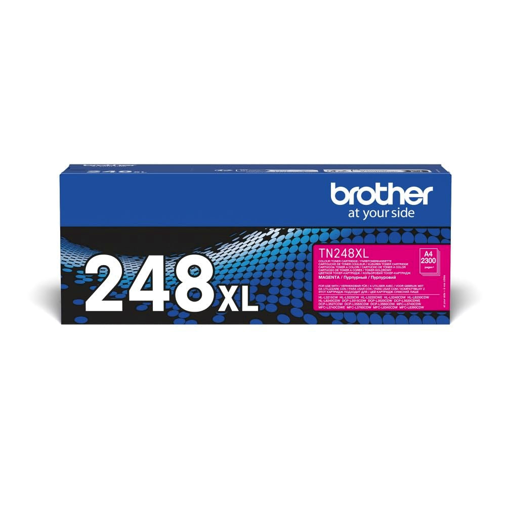 Brother TN248XLM Tóner Magenta, Duración Estimada: 2.300 páginas según ISO/IEC 19798
