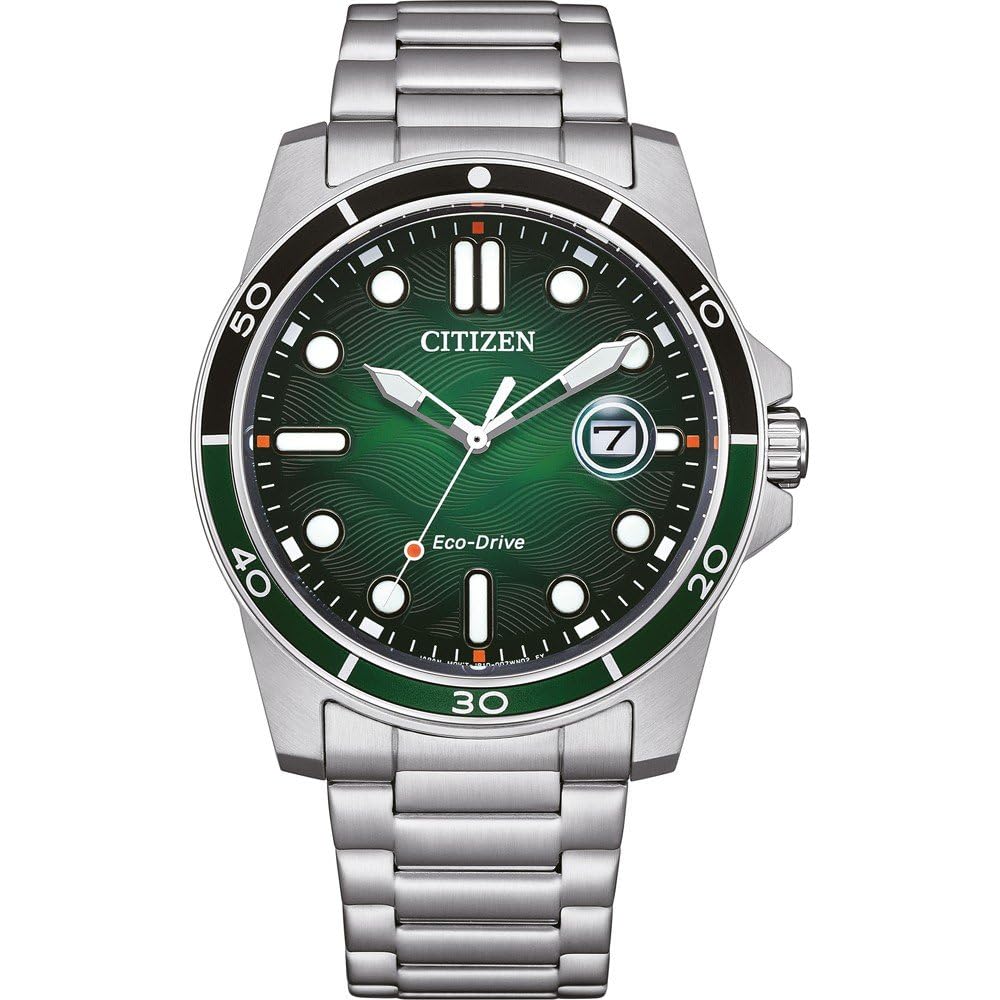 CITIZEN Reloj Analógico para Hombres de Cuarzo con Correa en Acero Inoxidable AW1811-82X