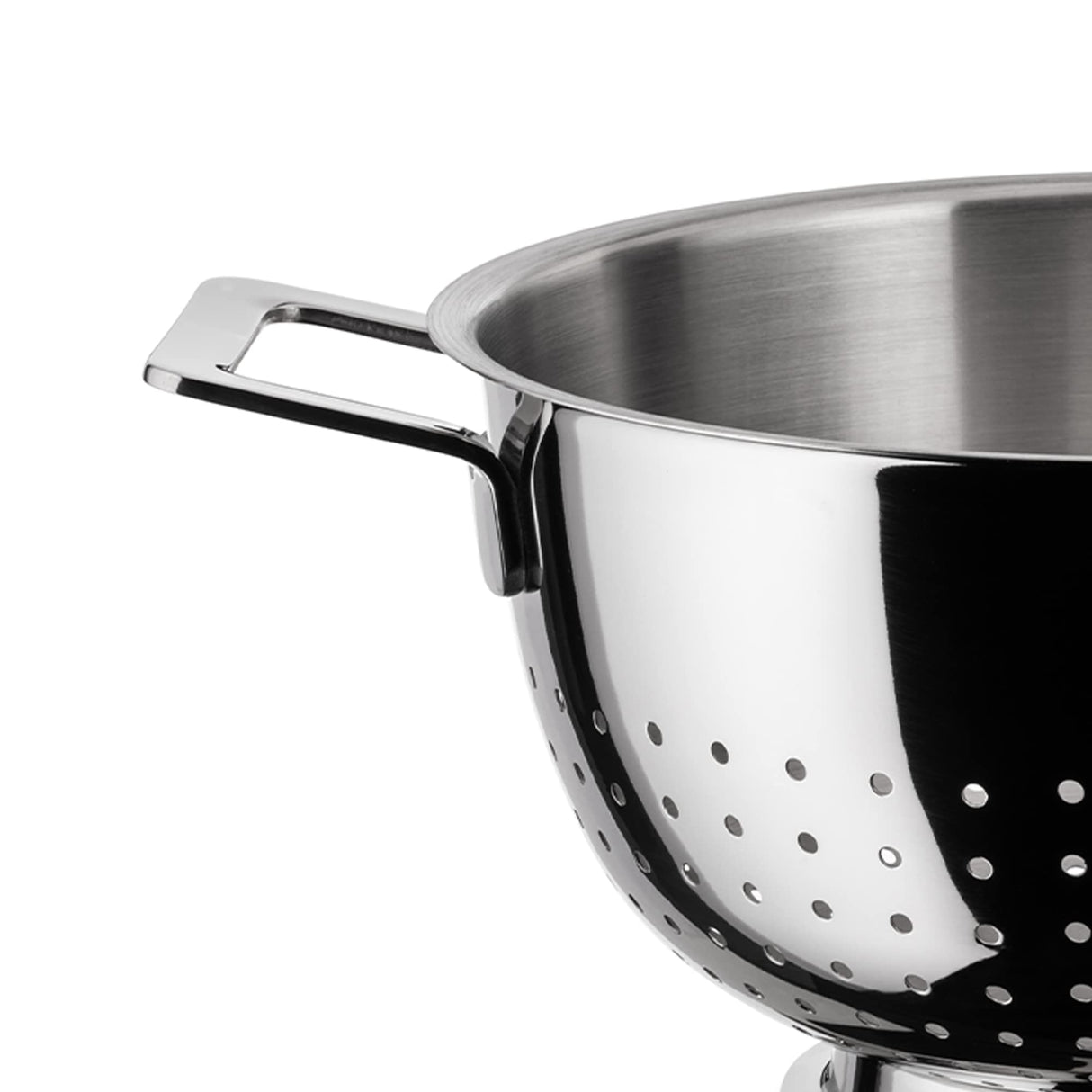 Alessi Pots & Pans - Escurridor de Acero Inoxidable