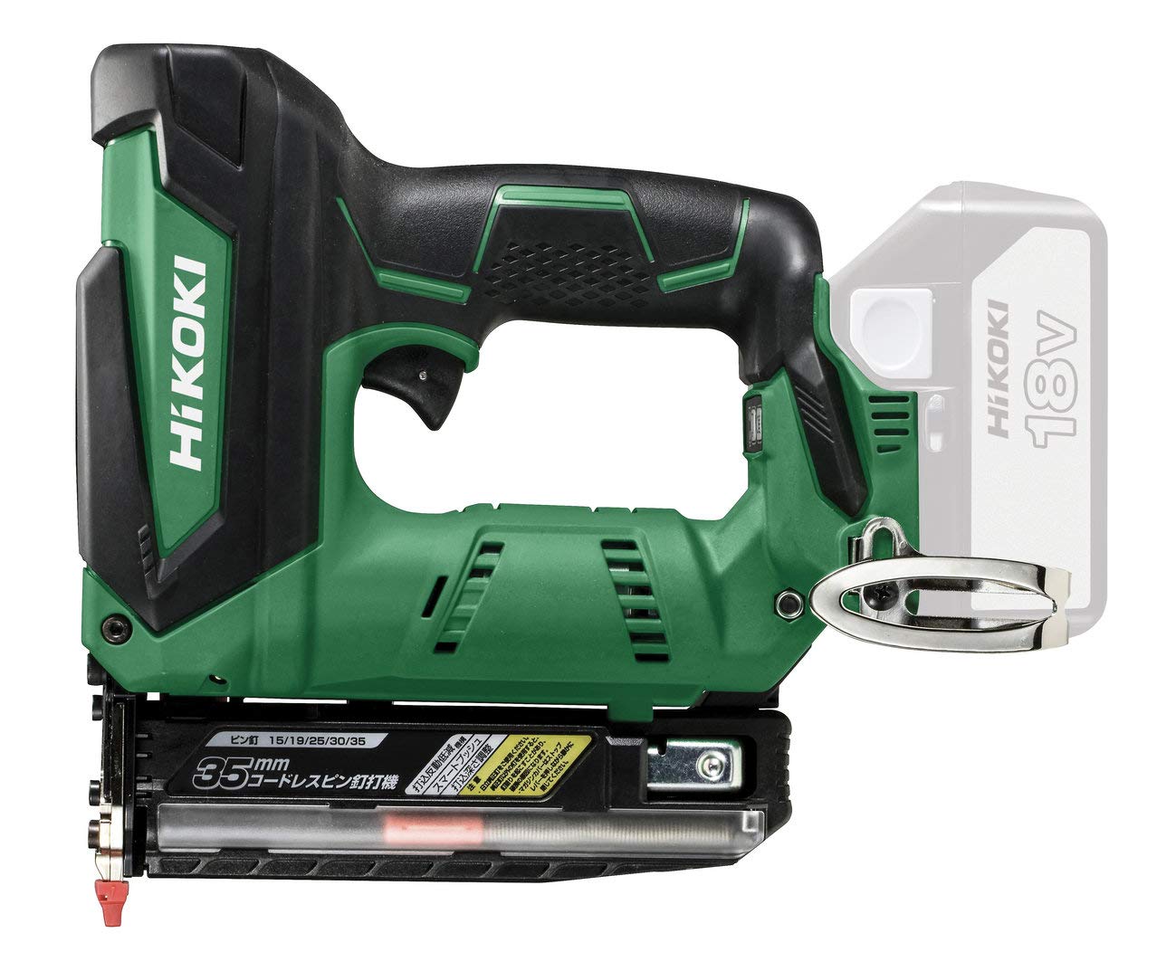 HiKOKI Akku Streifen Nagler NP18DSAL (18V, Li-Ion, LED, Soft-touch, Rückschlagfrei, Schutzbrille)