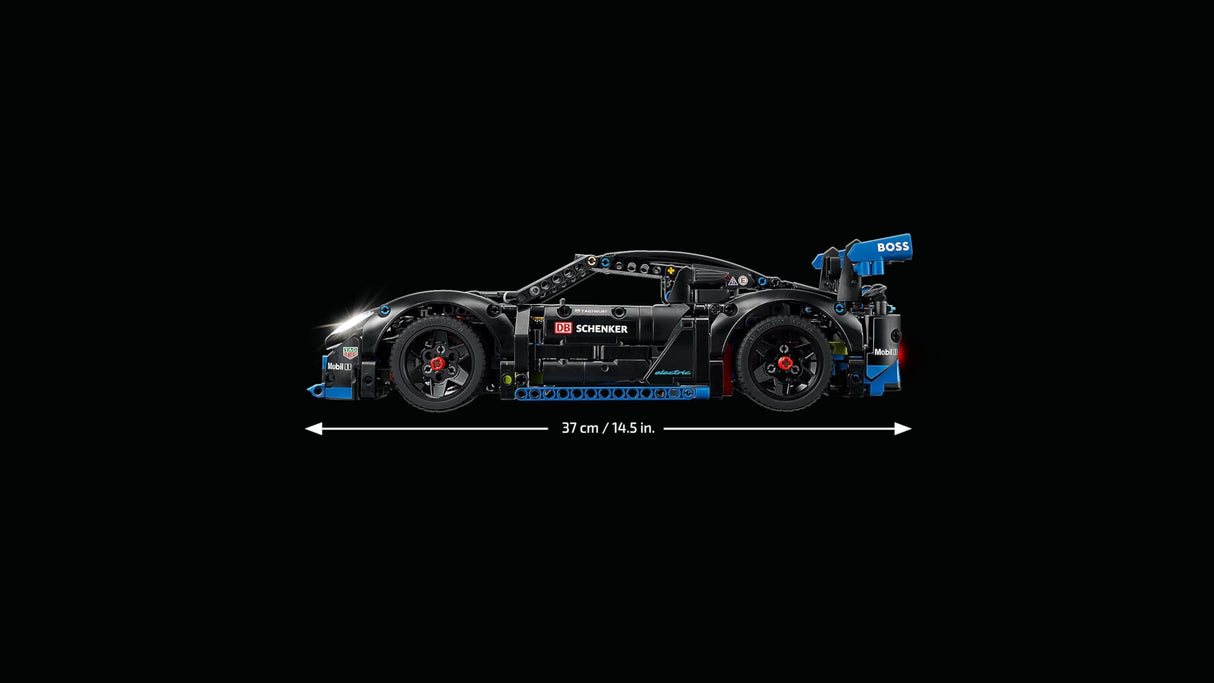 LEGO Technic Coche de Carreras Porsche GT4 e-Performance Teledirigido de Juguete, Kit de Maqueta Interactiva, Regalo para Niños y Niñas de 10 Años o Más, Decoración del Dormitorio y Estantería 42176