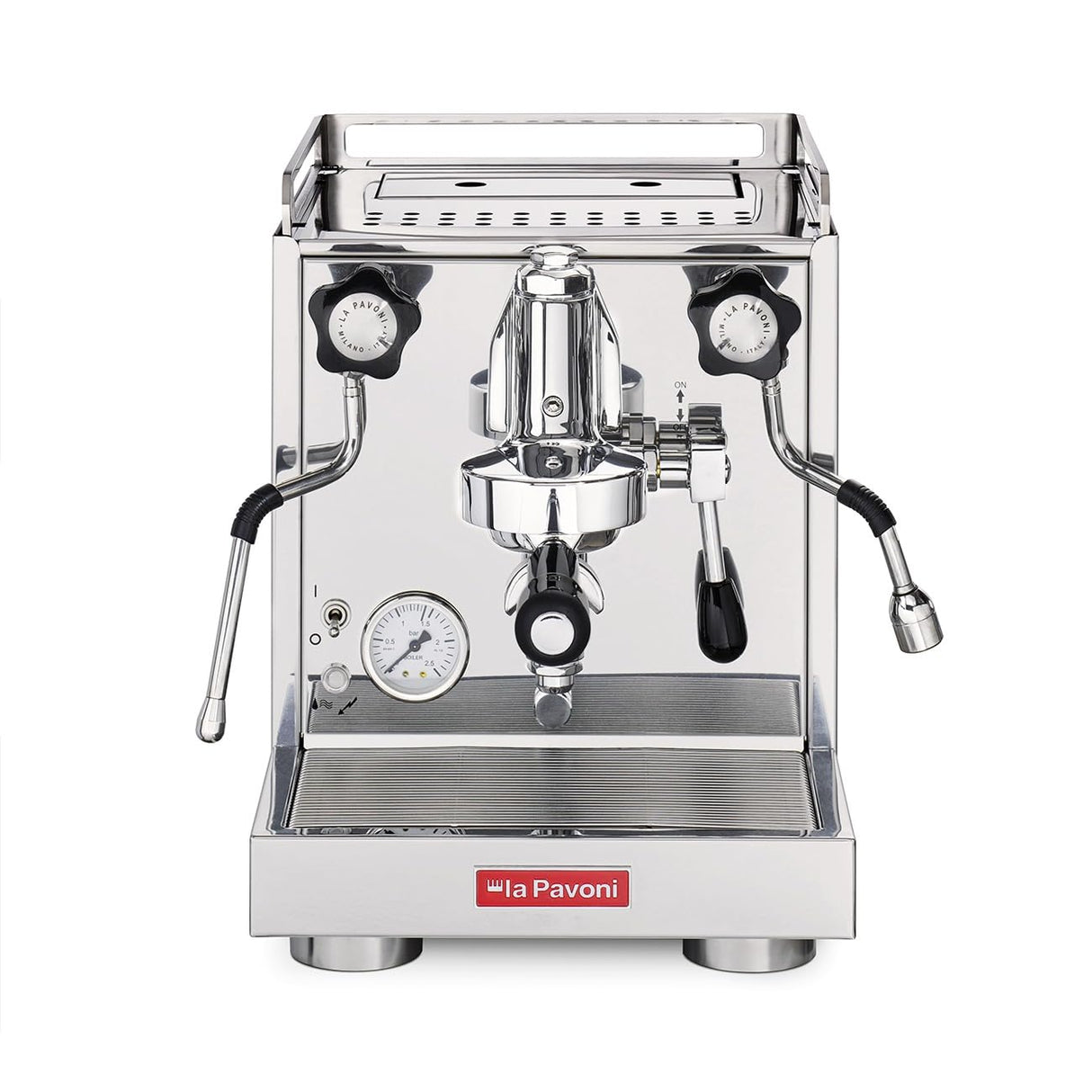 La Pavoni 845707 Cafetera semiprofesional, Stainless Steel, Multicolor