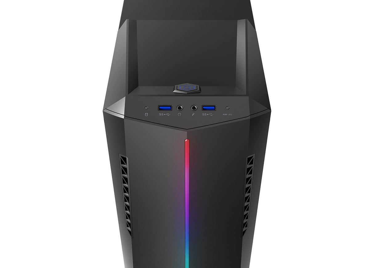 MSI mag Meta S 3SI-019XEU - Ordenador Personal (Ryzen 5 3600, 8GB RAM, 512GB SSD, GTX 1660 Super Aero ITX, FreeDOS), DOS, Negro