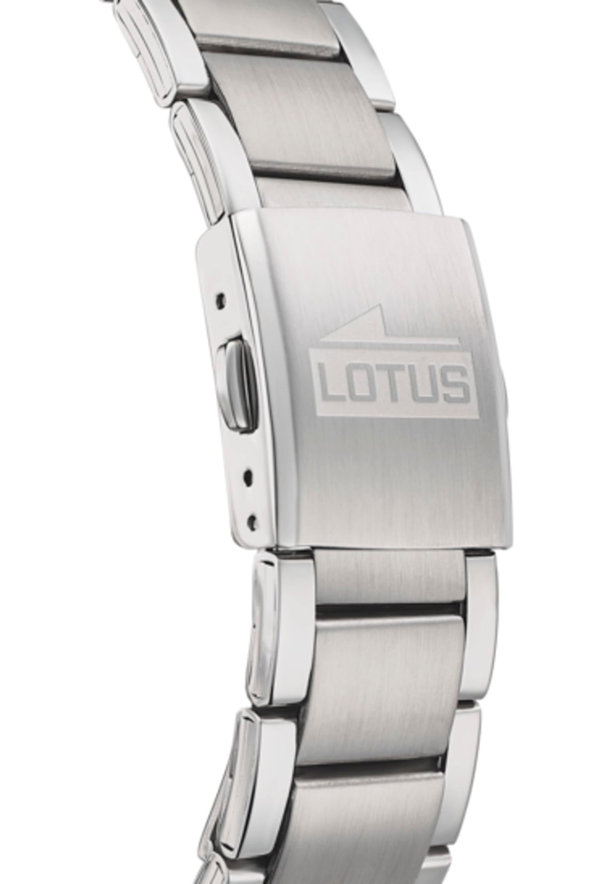 Lotus Reloj Hombre 18690/1 Chrono Caja de Acero Inoxidable 316l Plateado Correa de Acero Inoxidable 316l Plateado