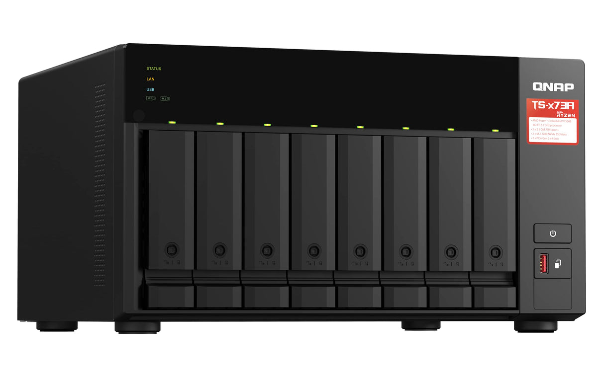 QNAP Systems TS-873A-8G 8 Bay 2.2GHZ 4C/8T EXT