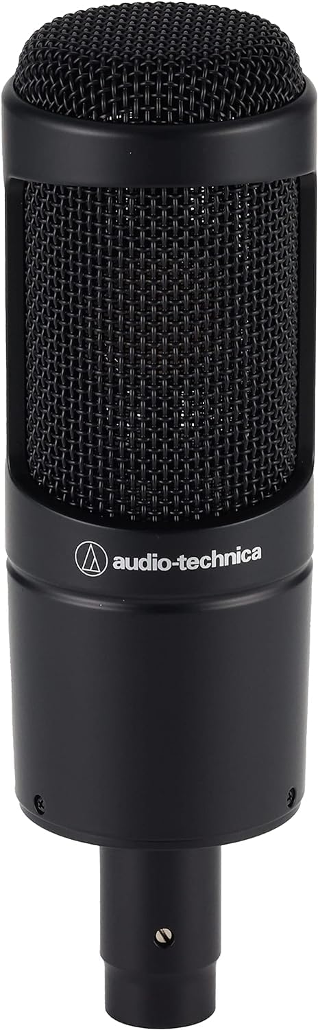 Audio-Technica 2035 Micrófono de Condensador Cardioide de Gran Diafragma Negro