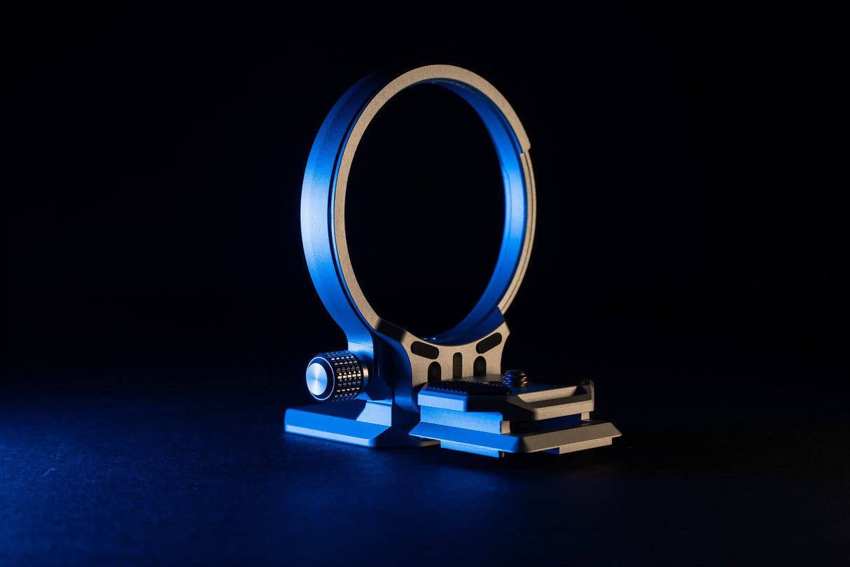 Silence Corner Atoll D - Plata | Collar Giratorio para Modelos de cámara DSLR seleccionados | Cambio de orientación rápido (Vertical/Horizontal), Lentes de Cambio fácil, Montaje Universal de trípode,