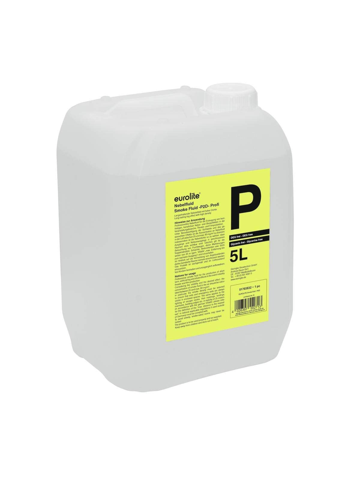 Eurolite - Conjunto dinámico Niebla 2000+ 5l líquido de Humo -p2d-