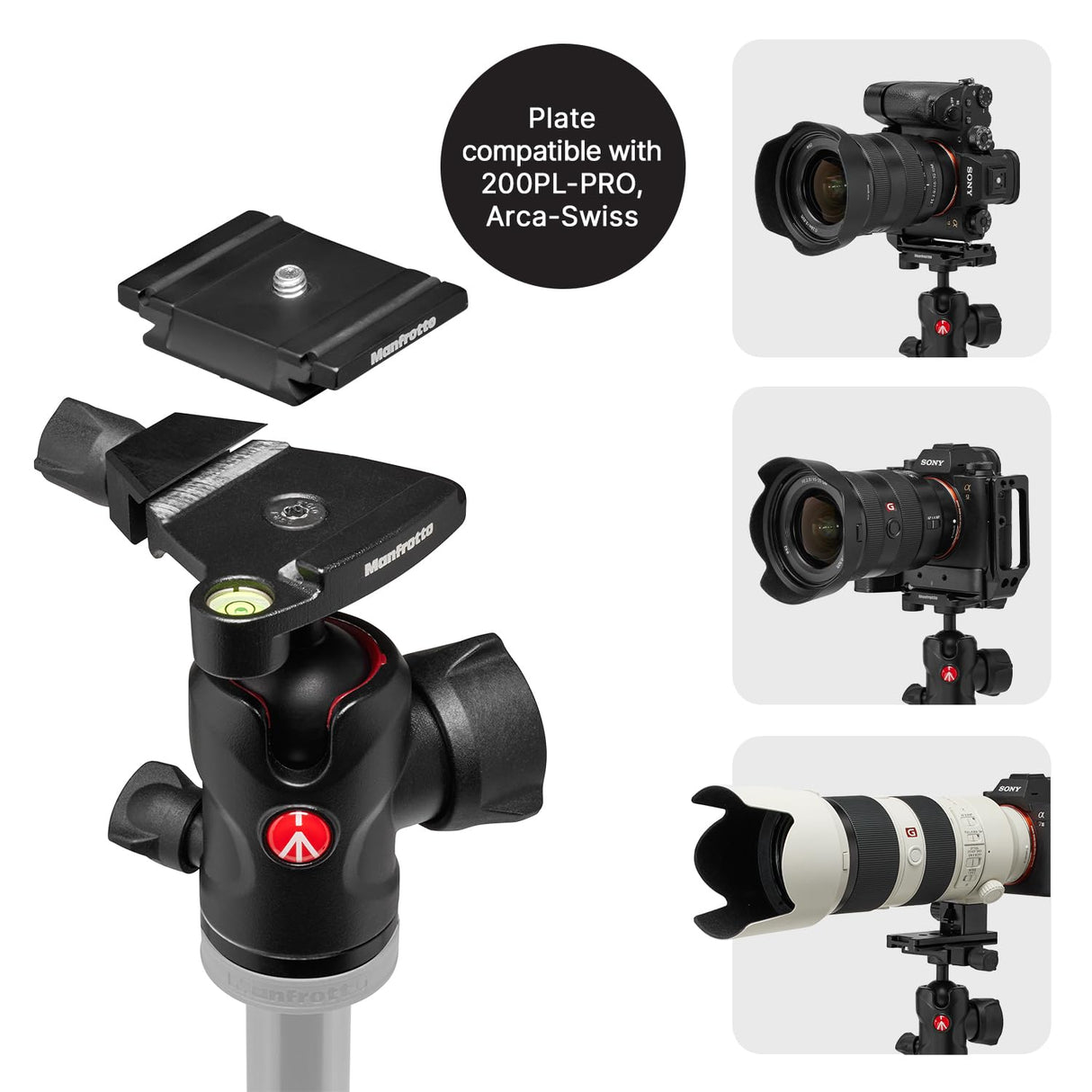 MANFROTTO Kit Befree Advanced AS Aluminium leviers de Serrage
