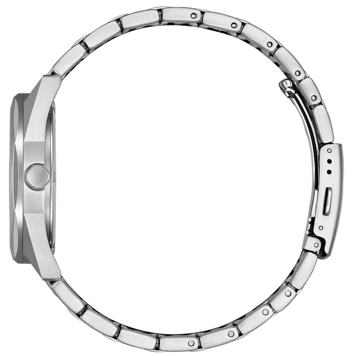 Citizen Reloj analógico Eco-Drive para Hombre con Correa de Acero Inoxidable BM7620-83L, Plata, Moderno