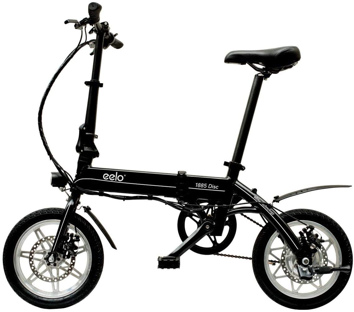 eelo 1885 PRO Bicicleta Eléctrica Plegable de 14" - Bicicleta con Motor Ebike para Adulto Fácil de Guardar - 3 Años de Garantía del Fabricante - Ganadora del Queen's Award - Ensamblada en Reino Unido