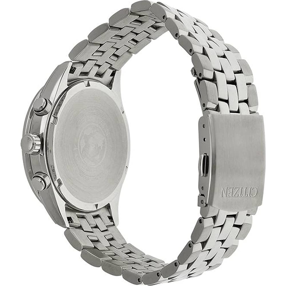 Citizen Reloj Cronógrafo para Hombres de Eco-Drive con Correa en Acero Inoxidable AT2141-52L