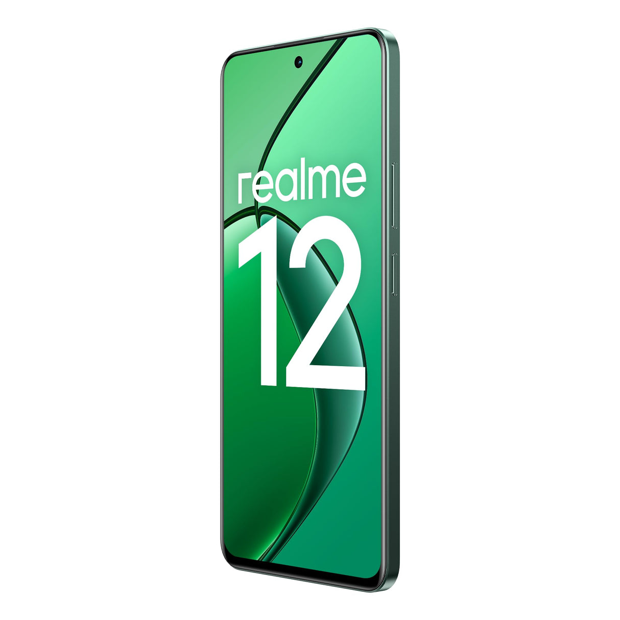 realme Teléfono Móvil 12 4G 8+128 GB,Procesador Qualcomm Snapdragon 685,Pantalla AMOLED ultrafluida de 120 Hz, Sony LYT-600 OIS Portrait Camera,Gran batería de 5000 mAh,Verde,sin Adaptador