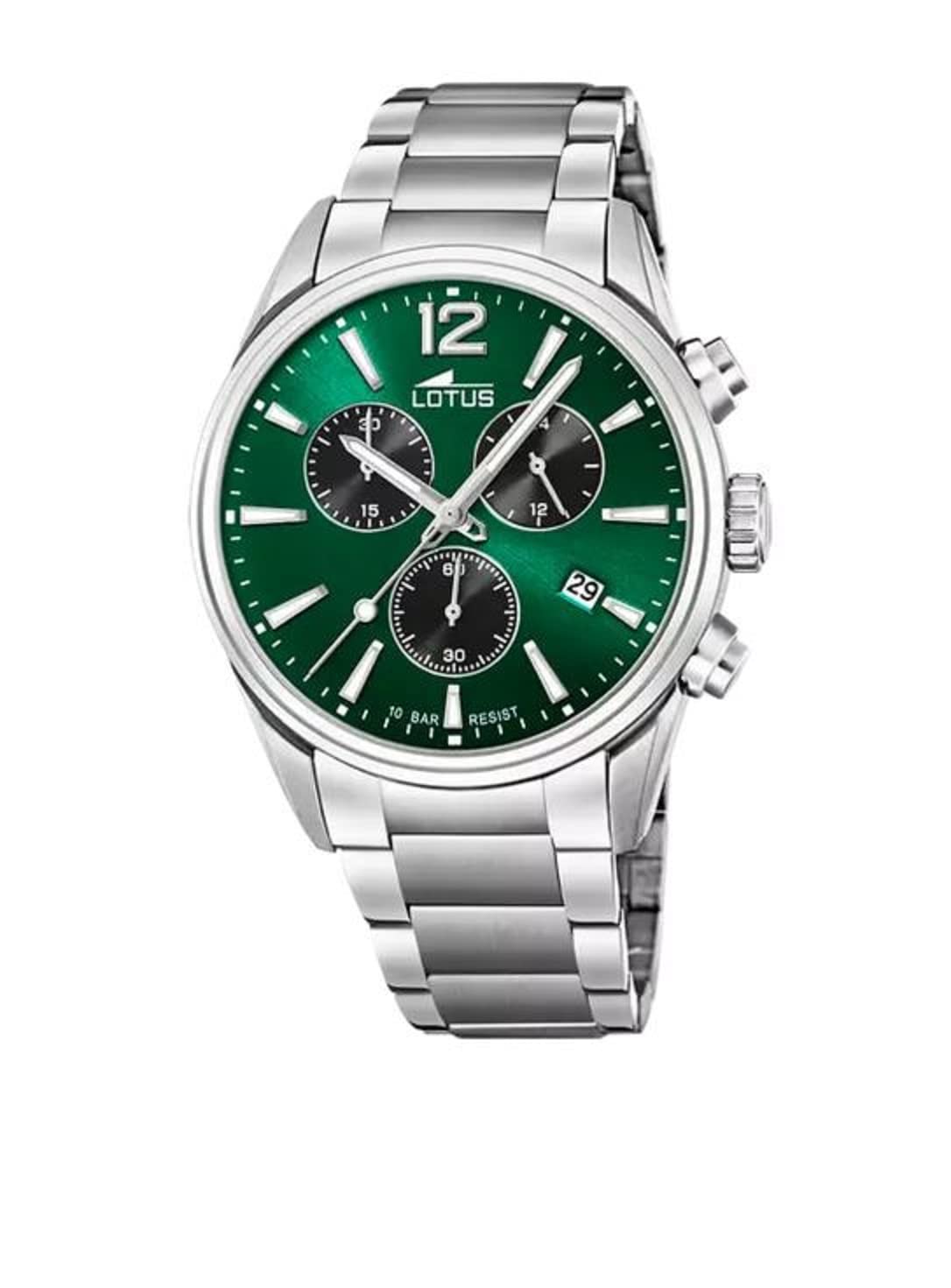 Lotus Reloj Analógico para Hombres de Cuarzo con Correa en Acero Inoxidable 18690/4