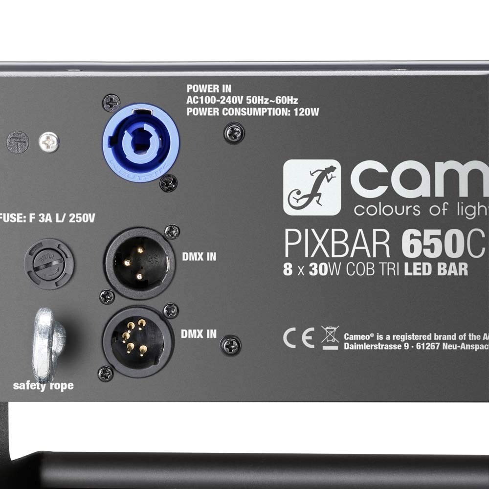 Cameo PIXBAR 650 C PRO - Barra de LEDs COB profesional 8 x 30 W
