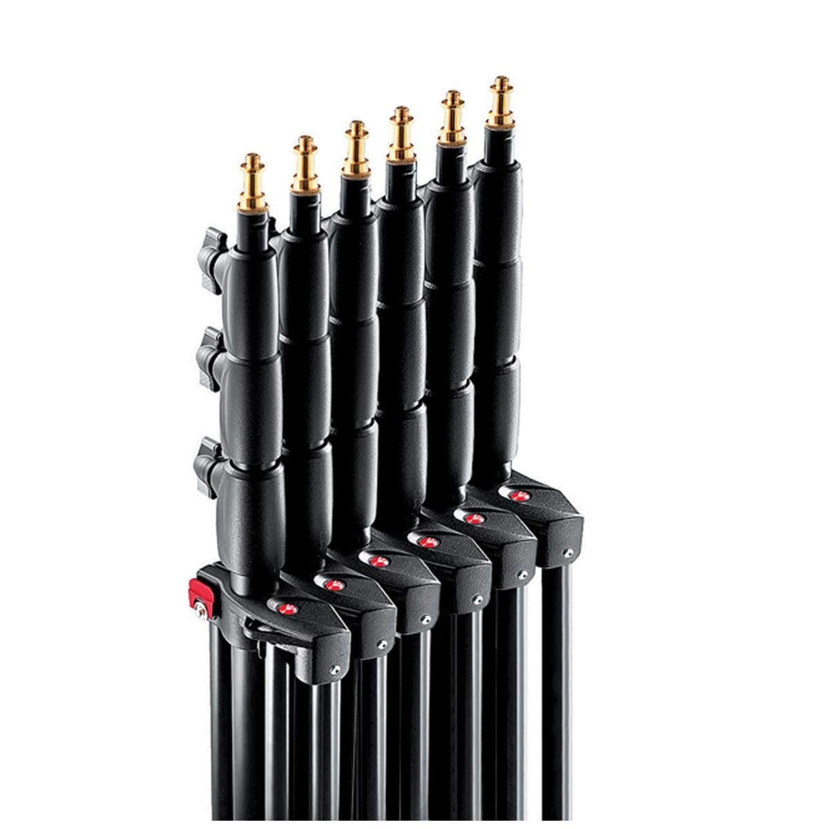 Manfrotto 1004BAC-3 tripode - Trípode (3 kg, Aluminio, Negro)