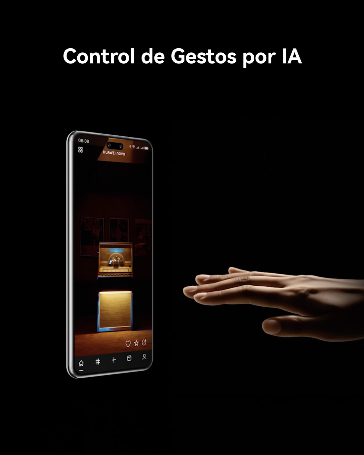 HUAWEI Nova 14 Pro Smartphone, Cámara Ultra Chroma, Cámara Frontal Doble para Retratos Ultra 50 MP, Control de Gestos por IA, 100 W Supercharge Turbo, Impecable Pantalla de Cuatro Curvas 6,78", Azul