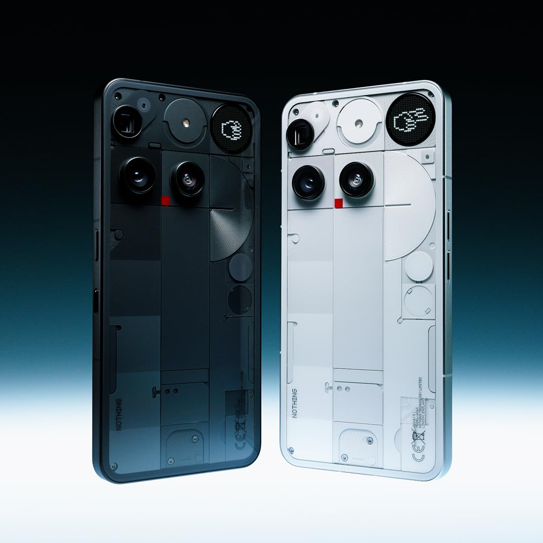 Nothing Phone (3) – Smartphone con Triple Cámara 50MP, Batería de Silicio Carbono de Larga Duración 24h, Pantalla AMOLED 6,67" con 120Hz y Glyph Matrix, 16GB + 512GB - Blanco