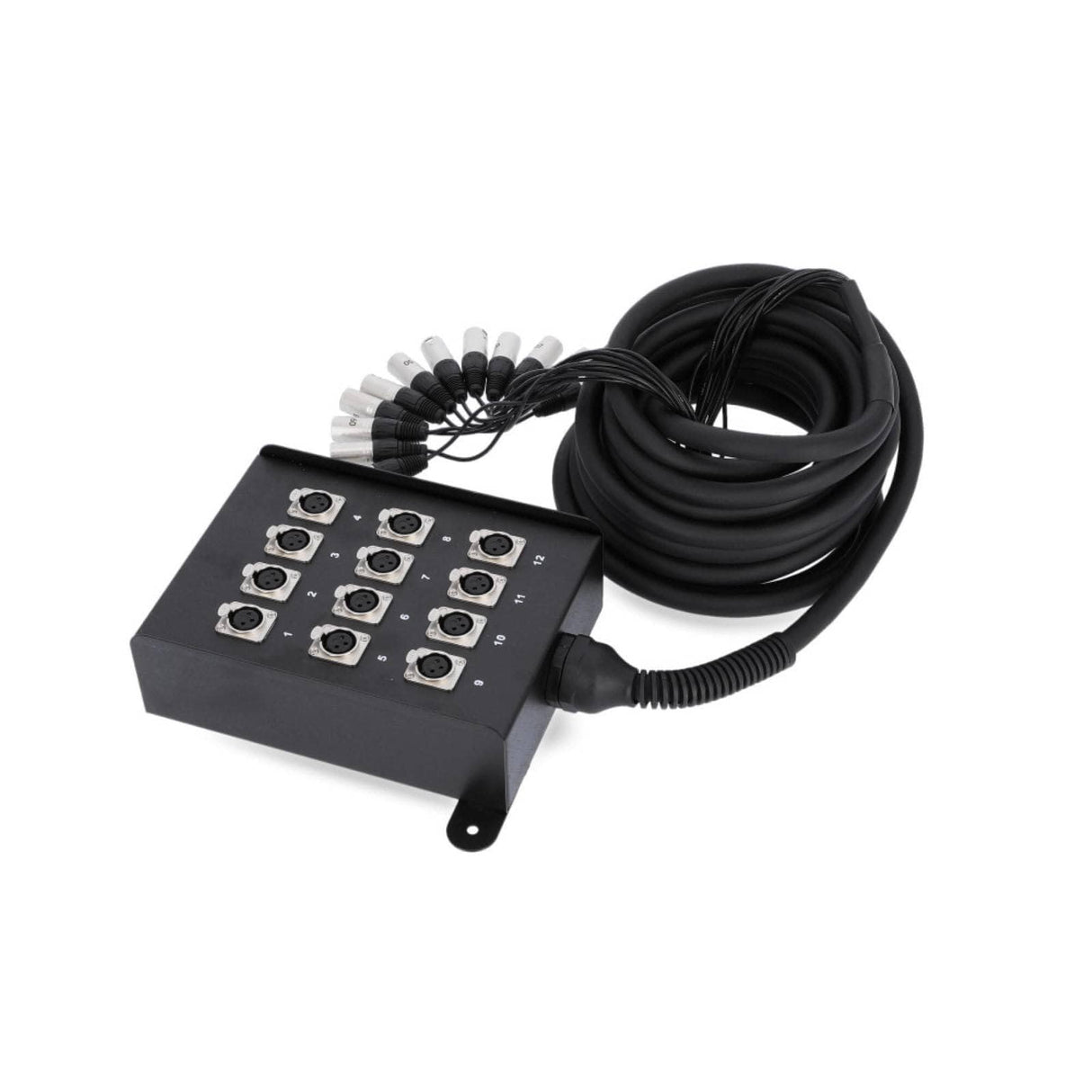 Adam Hall Cables K 12 C 10 - Manguera de Cable con Cajetín de Escenario 12/0 10 m