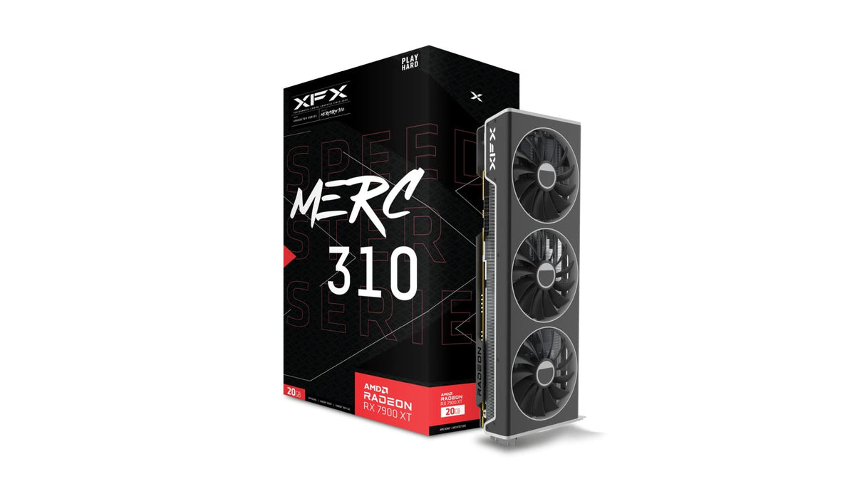 XFX Speedster MERC310 AMD Radeon™ RX 7900XT Gaming - Tarjeta gráfica (20 GB, GDDR6, AMD RDNA™ 3(RX-79TMERCU9)