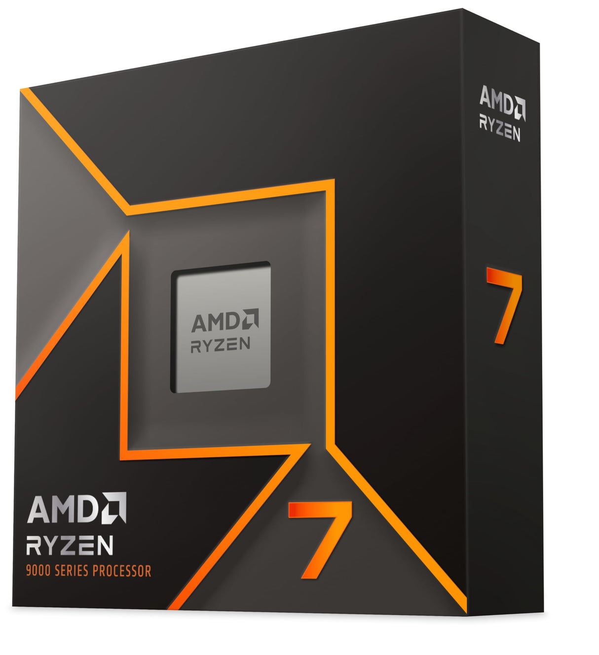 AMD Ryzen 7 9700X Procesador (8 núcleos/16 Threads) 65W DTP, Socket AM5, 40MB Caché, Reloj de Aumento máx. hasta 5.5 GHz, sin Ventilador