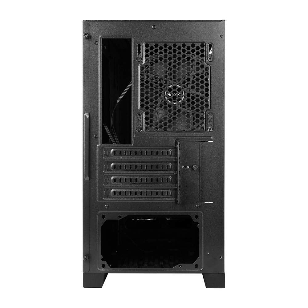 Antec DP301M Micro-Tower Negro - Caja de Ordenador (Micro-Tower, PC, De plástico, SPCC, Negro, Micro ATX,Mini-ITX, Juego)