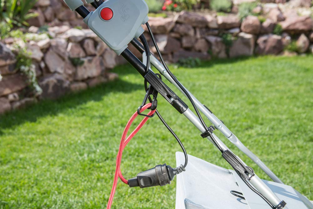IKRA escarificador y aireador eléctrico IEVL 2000, saco coletor 55l, largo de trabajo 40cm, 2000W