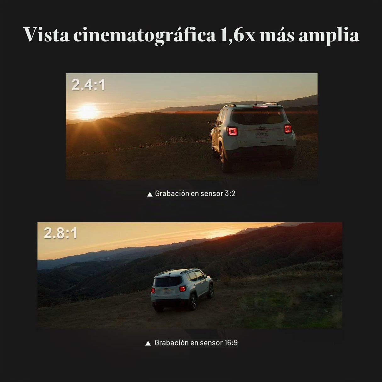 SIRUI Saturn 35mm T2.9 1.6X Full Frame Carbono Fibra Anamorphic Lens, Ligero Cine Cinema Objetivo Lens Lenses Lente para Drones, estabilizadores de cardán de Mano (L Mount Blue Flare)