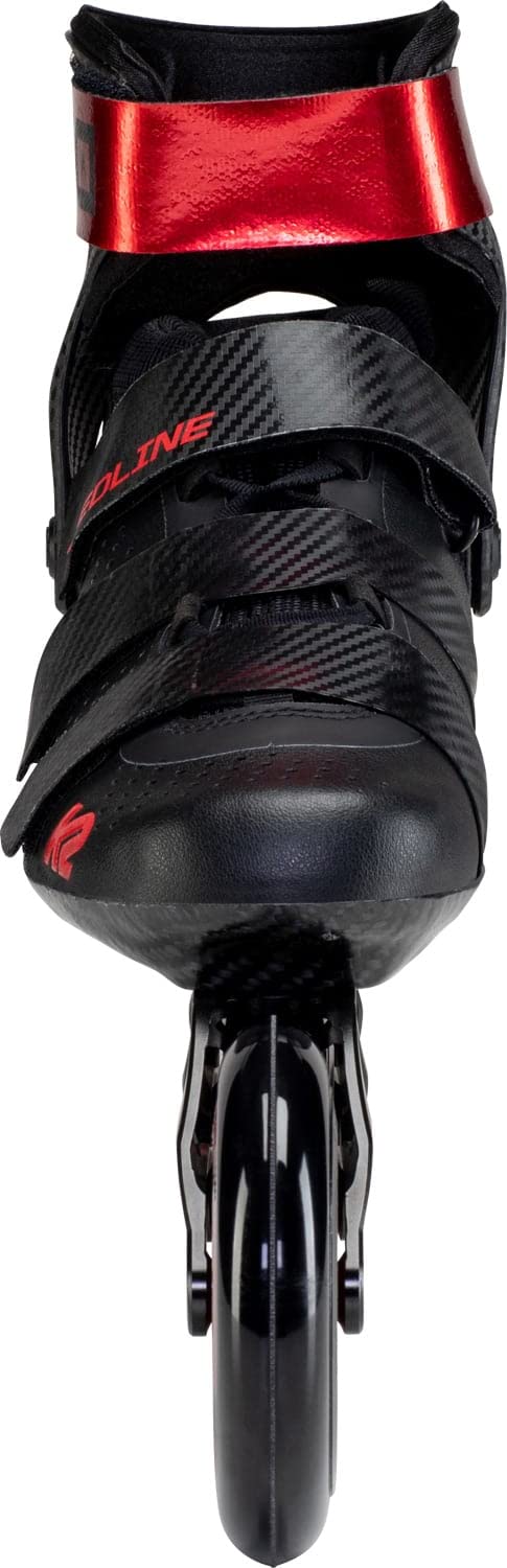 K2 Skates Redline 110 Patines, Unisex-Adult, Negro/Rojo, 47 EU
