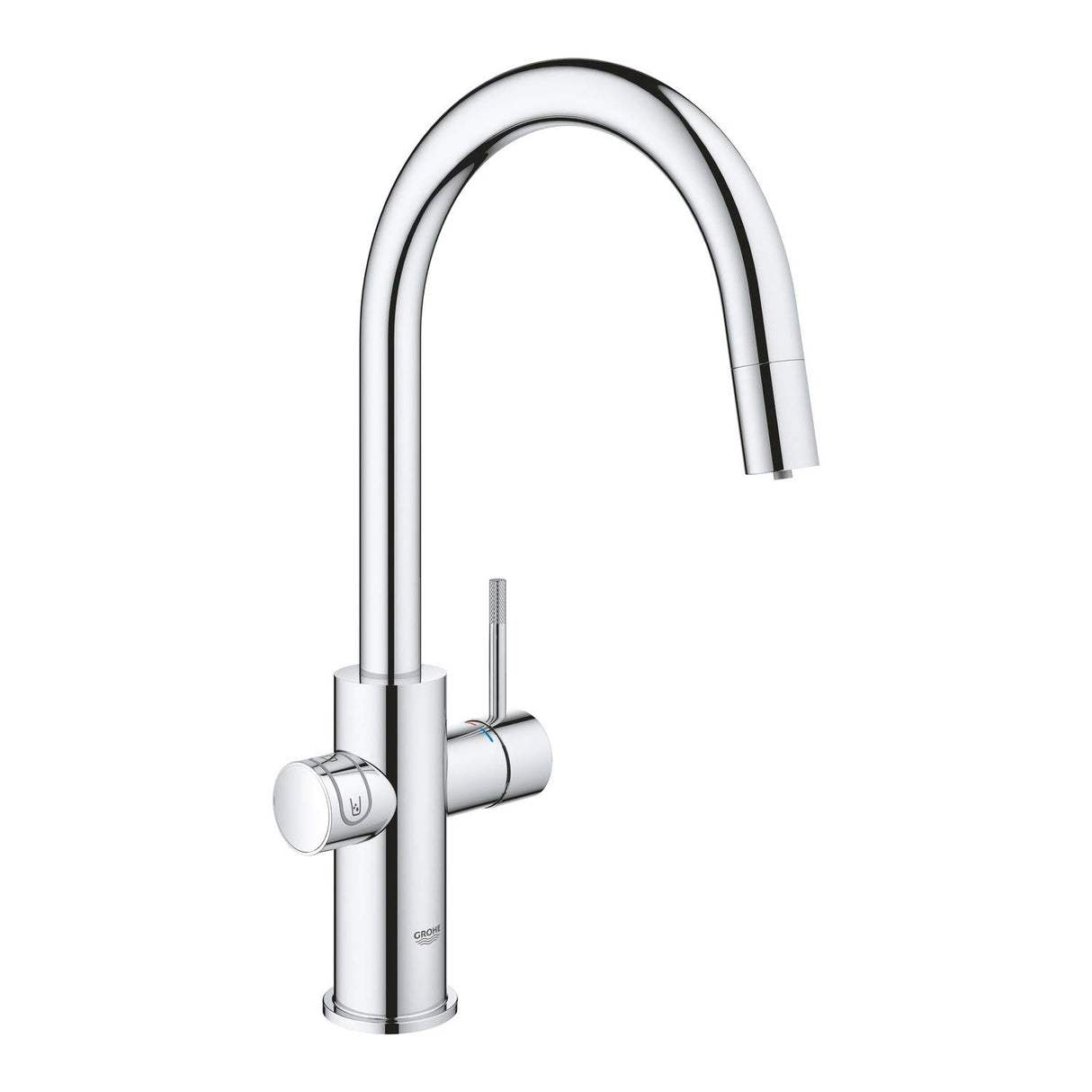 Grohe Blue Home Starter Kit - grifo de cocina con filtro de agua, caño en C (31541000)