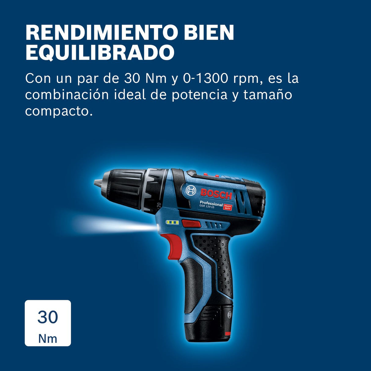 Bosch Professional 12V System GSR 12V-15 - Atornillador a batería (30 Nm, set 39 accesorios, 1 batería x 2.0 Ah, 1 batería x 4.0 Ah, en maletín de lona)