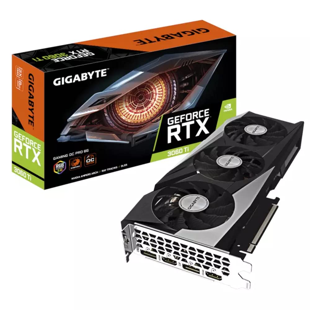 Gigabyte Technology GV-N306TGAMINGOC PRO-8GD V3 GeForce RTX 3060 Ti Gaming OC Pro 8G (Rev. 3.0) NVIDIA 8 GB GDDR6