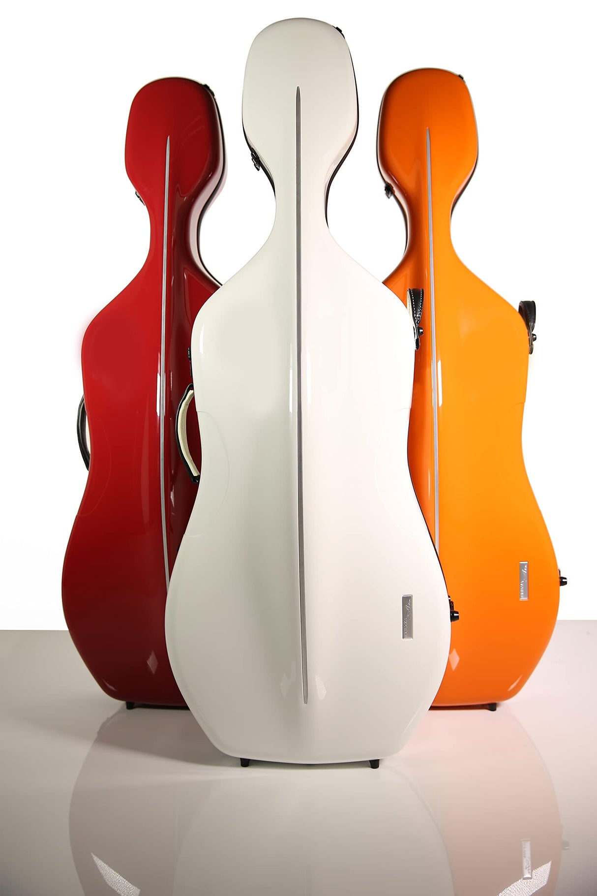 Gewa Celloetui AIR 3,9 kg naranja/negro Made in Germany extremadamente irrompible, mejores propiedades aislantes