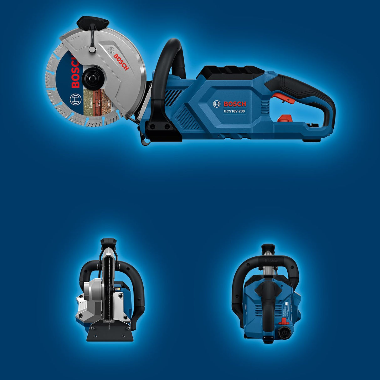 Bosch Professional 18V System tronzadora a batería GCS 18V-230 (incl. 1 adaptador de manguera)